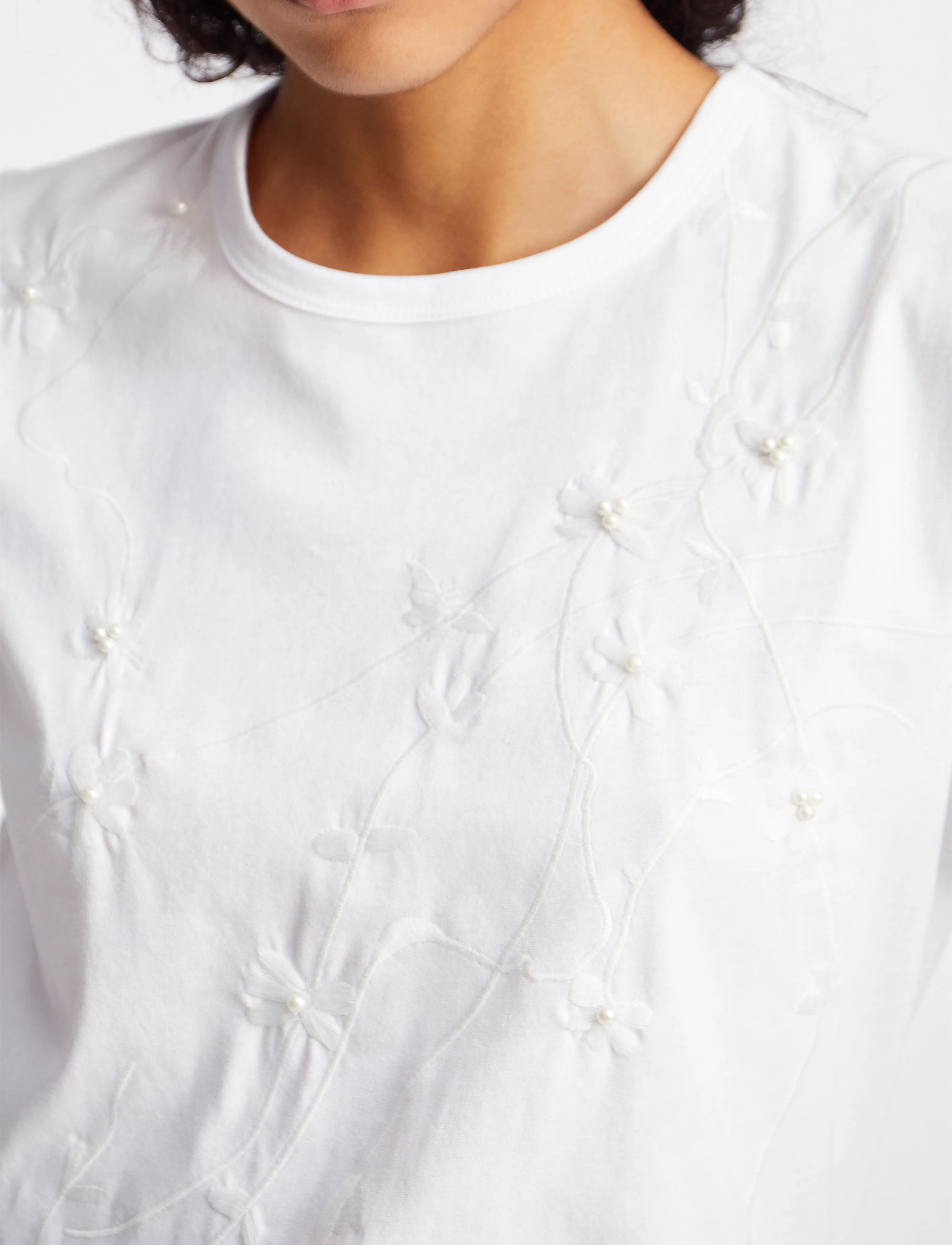Munthe - PIRIS - t-shirts - white - 4