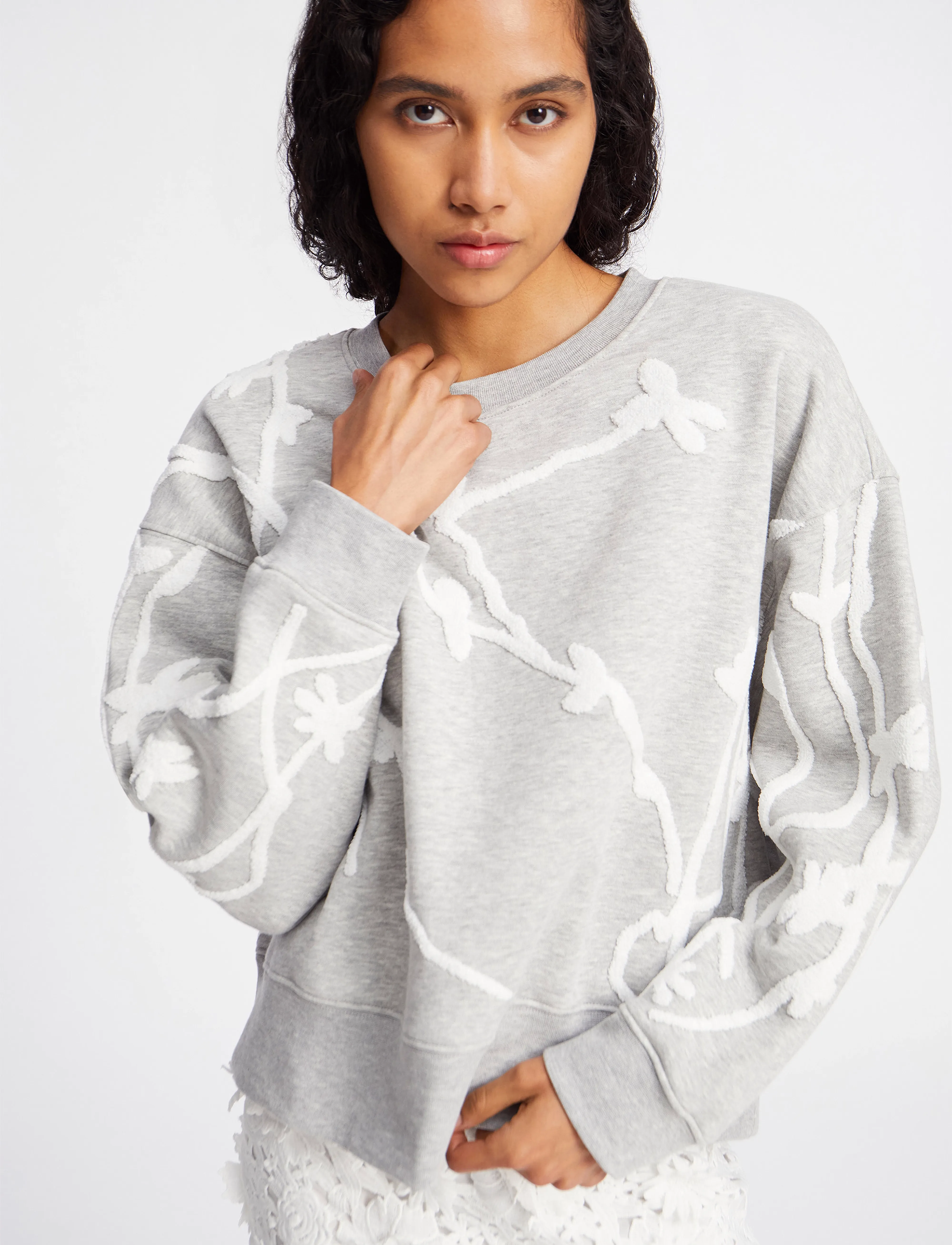 Munthe - PAWI - sweatshirts - light grey - 5