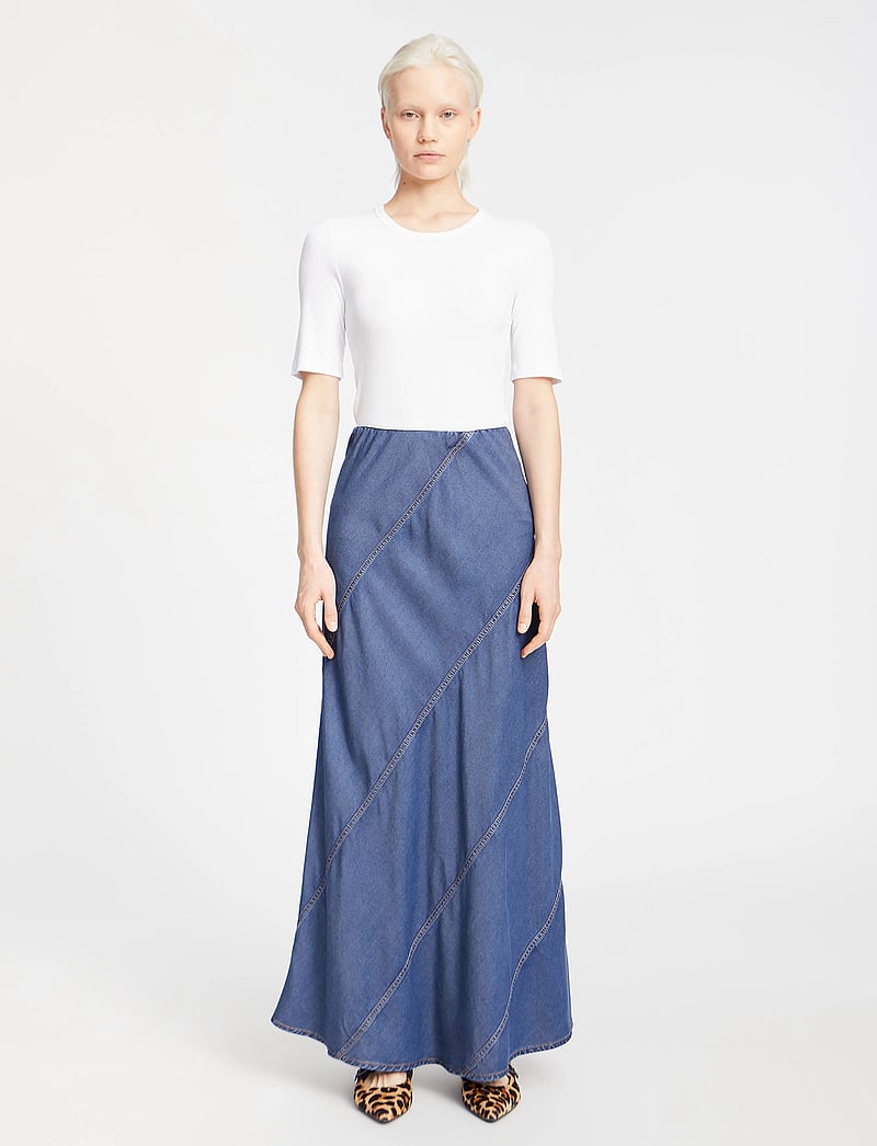 Munthe - PARSON - denimnederdele - indigo - 0