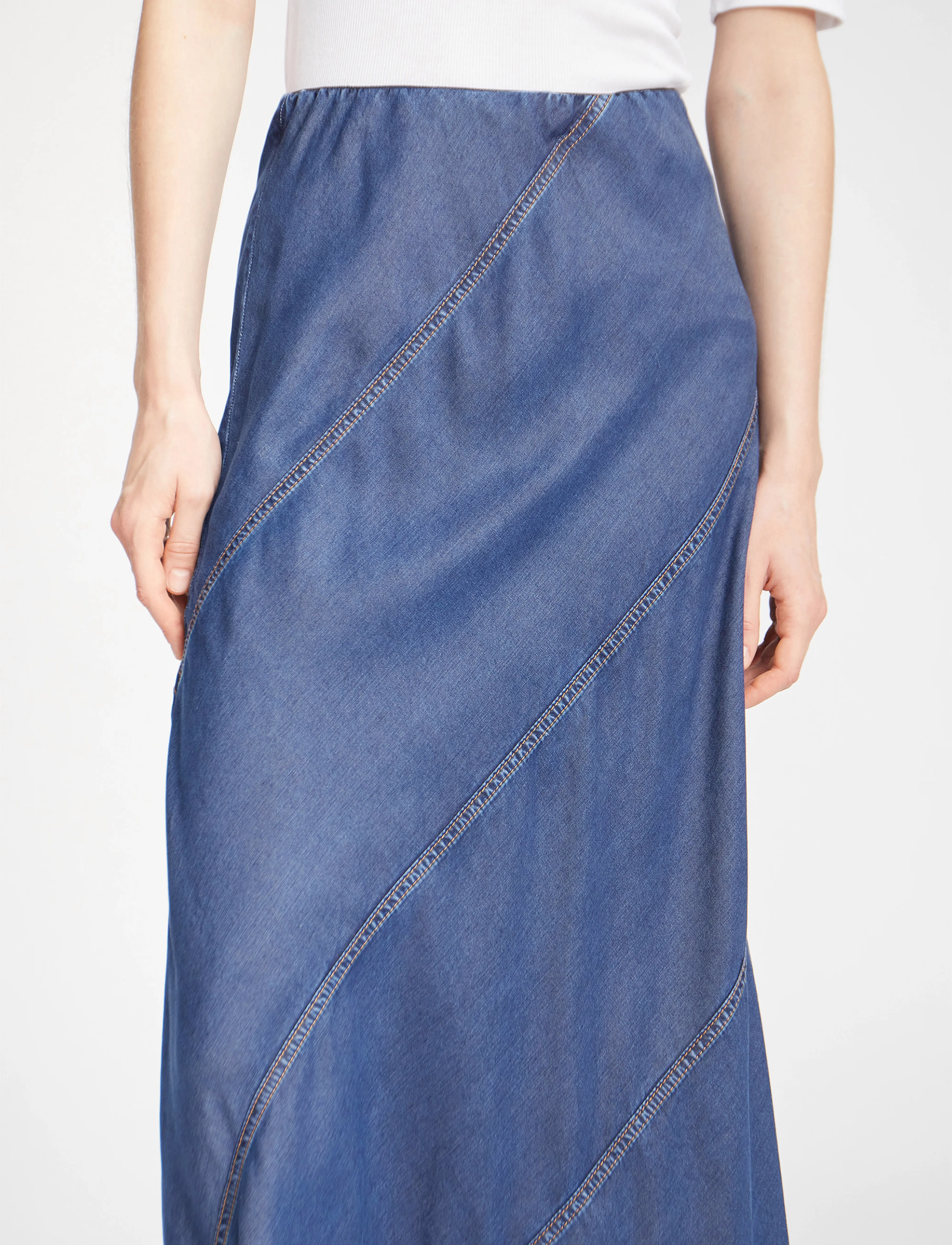 Munthe - PARSON - jeansröcke - indigo - 4