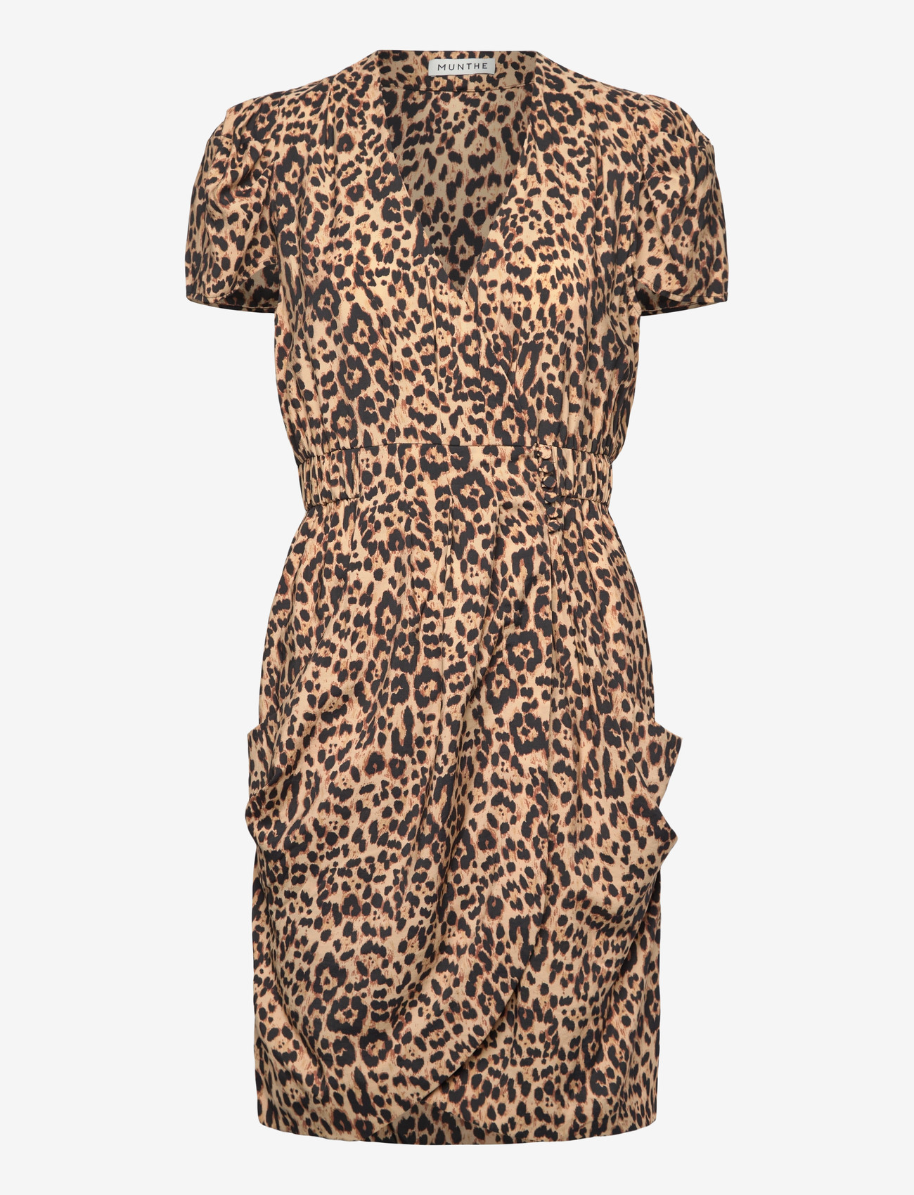 Munthe - PIM - midikleider - camel - 0