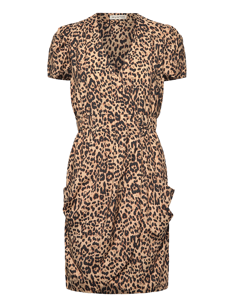 Munthe - PIM - midikleider - camel - 0
