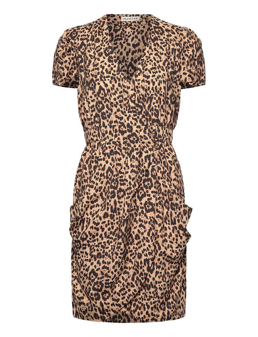 Munthe - PIM - midikleider - camel - 0