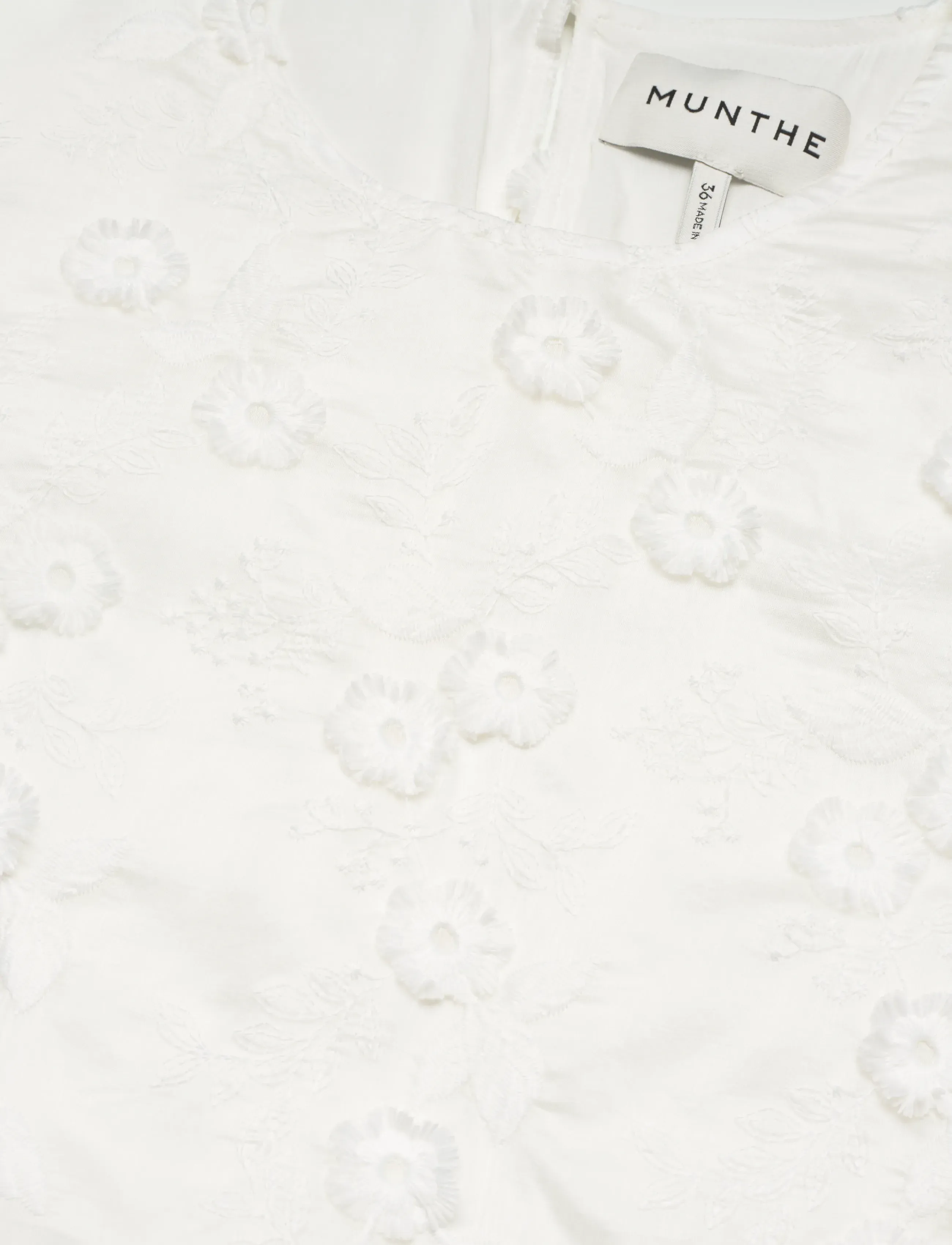 Munthe - PANSI - lyhyet mekot - white - 2