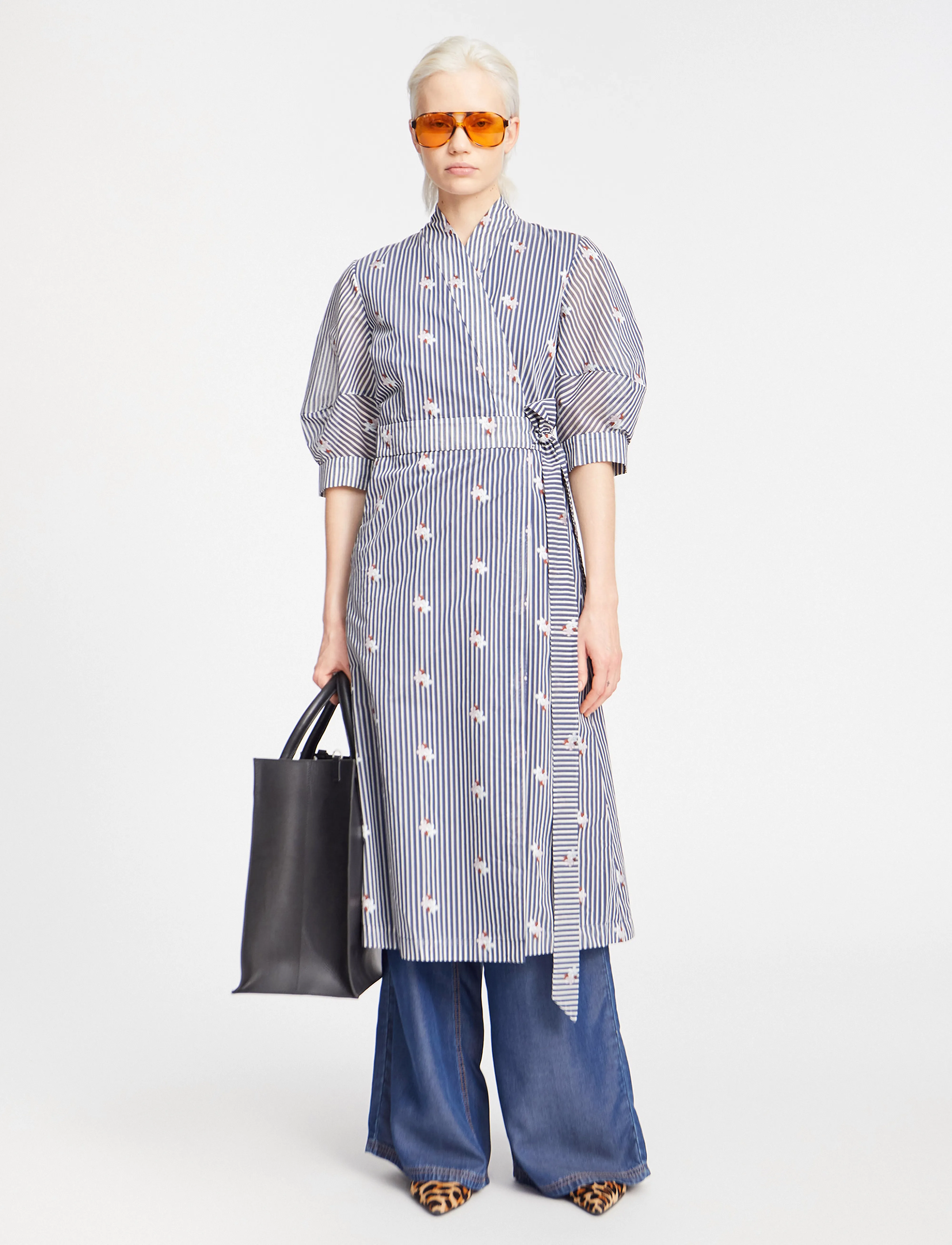 Munthe - PUM - midi jurken - indigo - 5