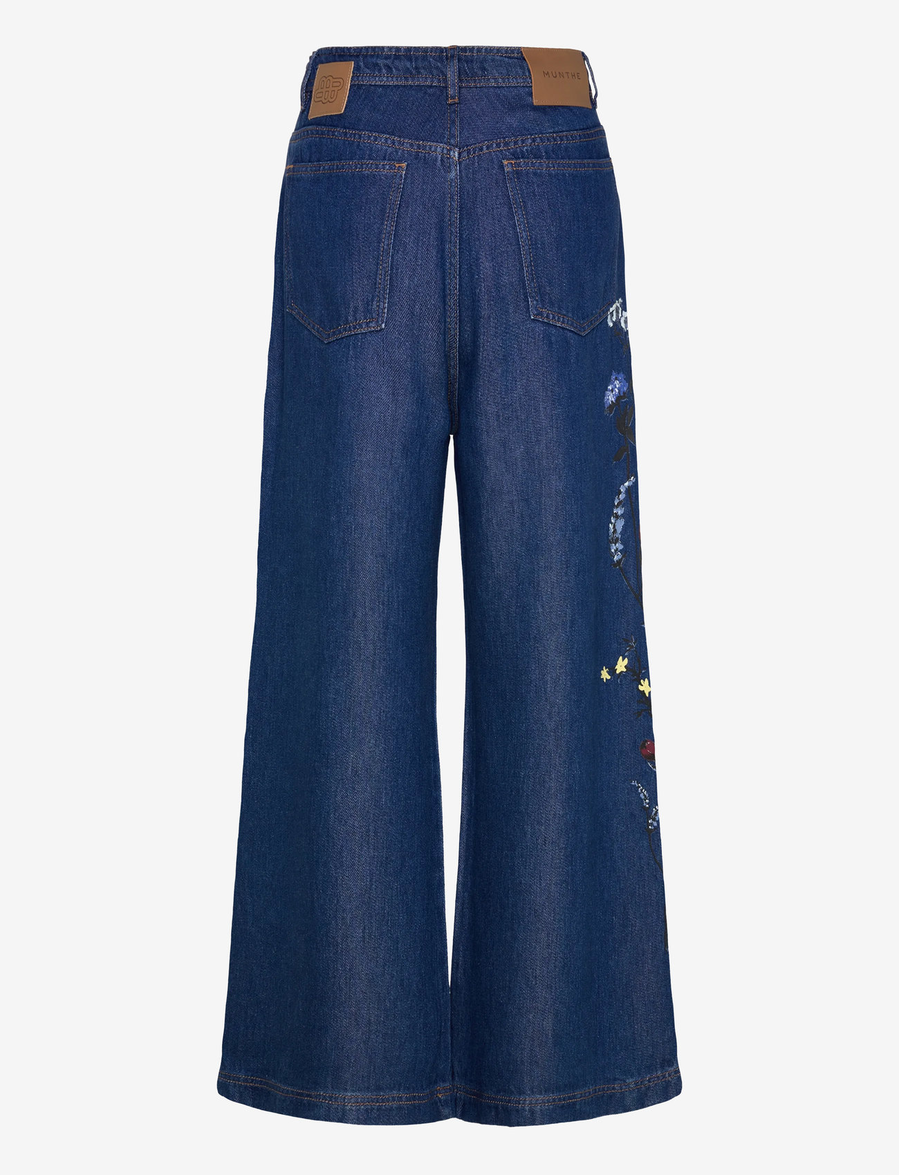 Munthe - OBEY - hosen mit weitem bein - blue - 1