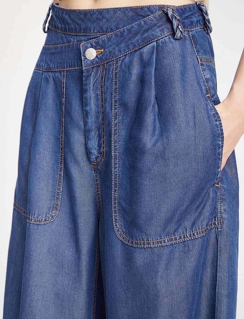 Munthe - PAYTEN - straight leg hosen - indigo - 4