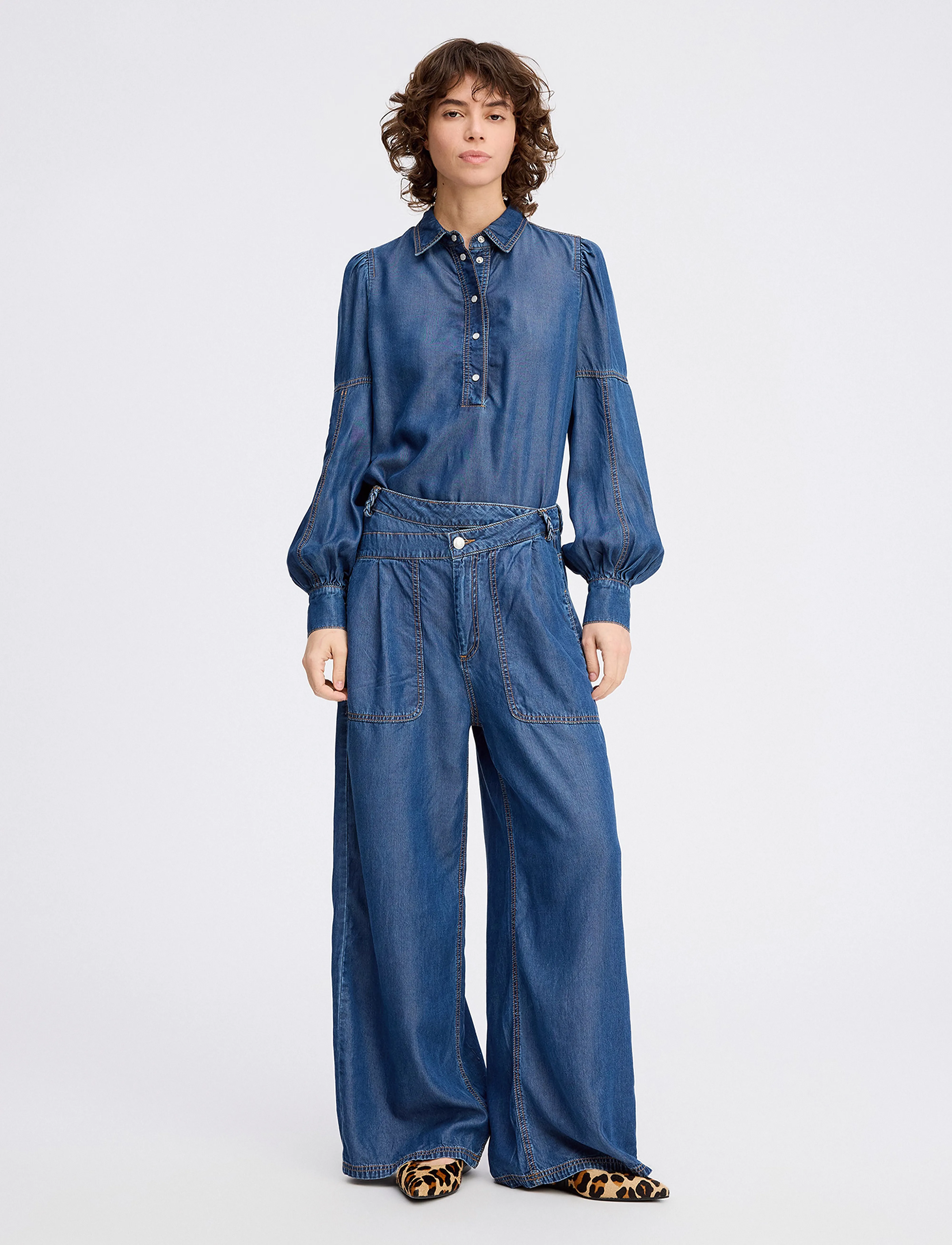 Munthe - PAYTEN - raka byxor - indigo - 5