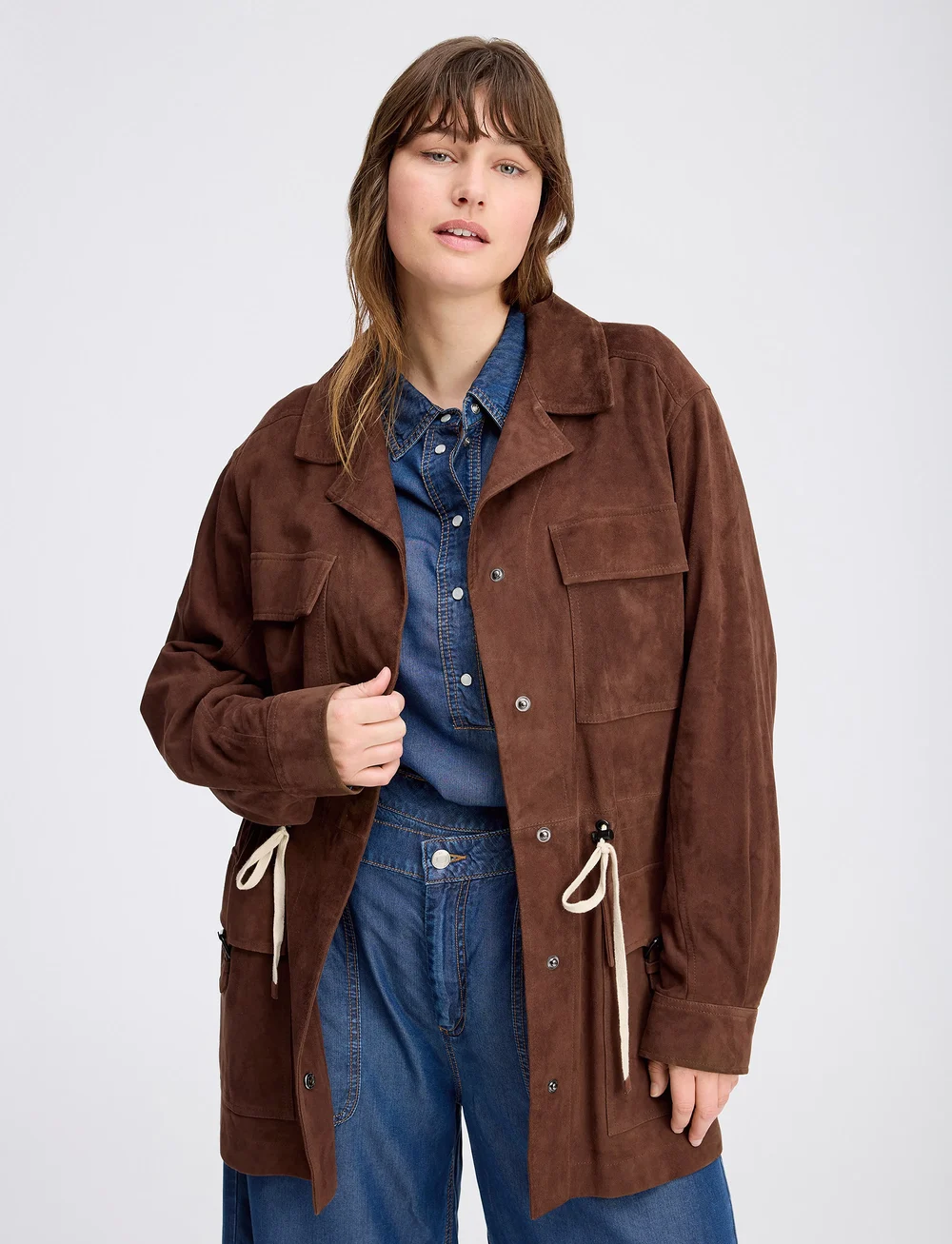 Munthe - PUCALA - lederjacken - mocca - 0