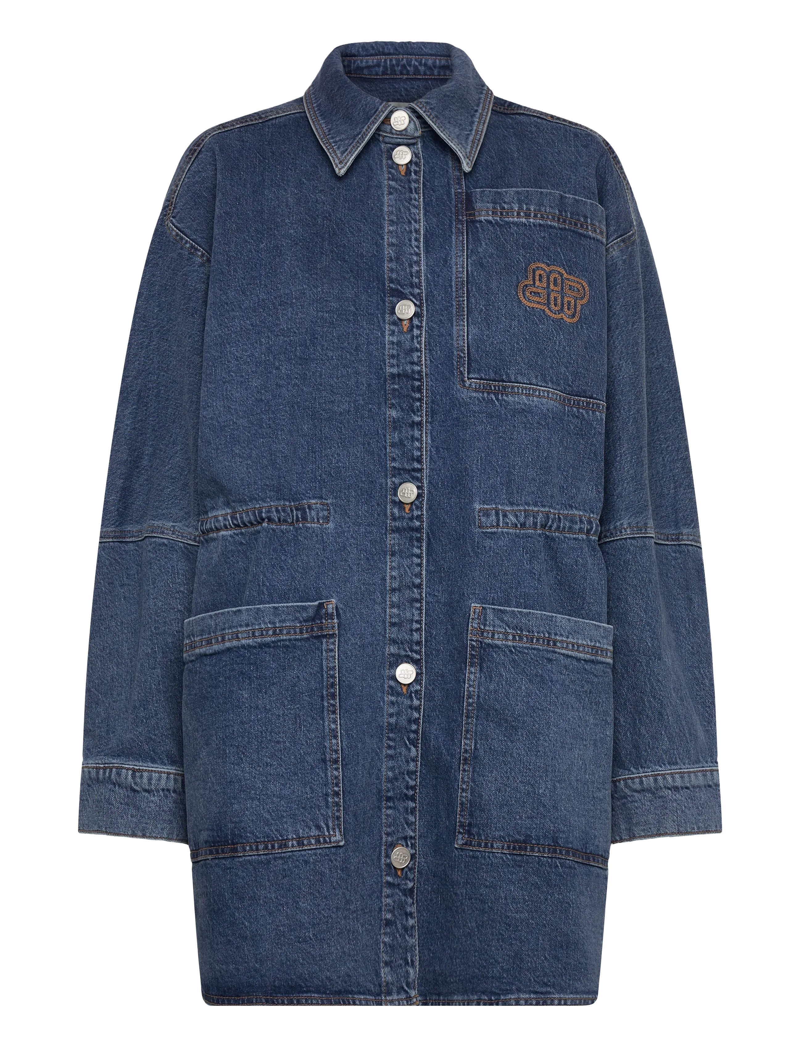 Munthe PRICKLY - Jeansmode - BLUE / blue