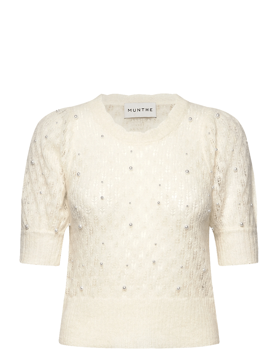 Munthe - POPTA - striktrøjer - ivory - 1
