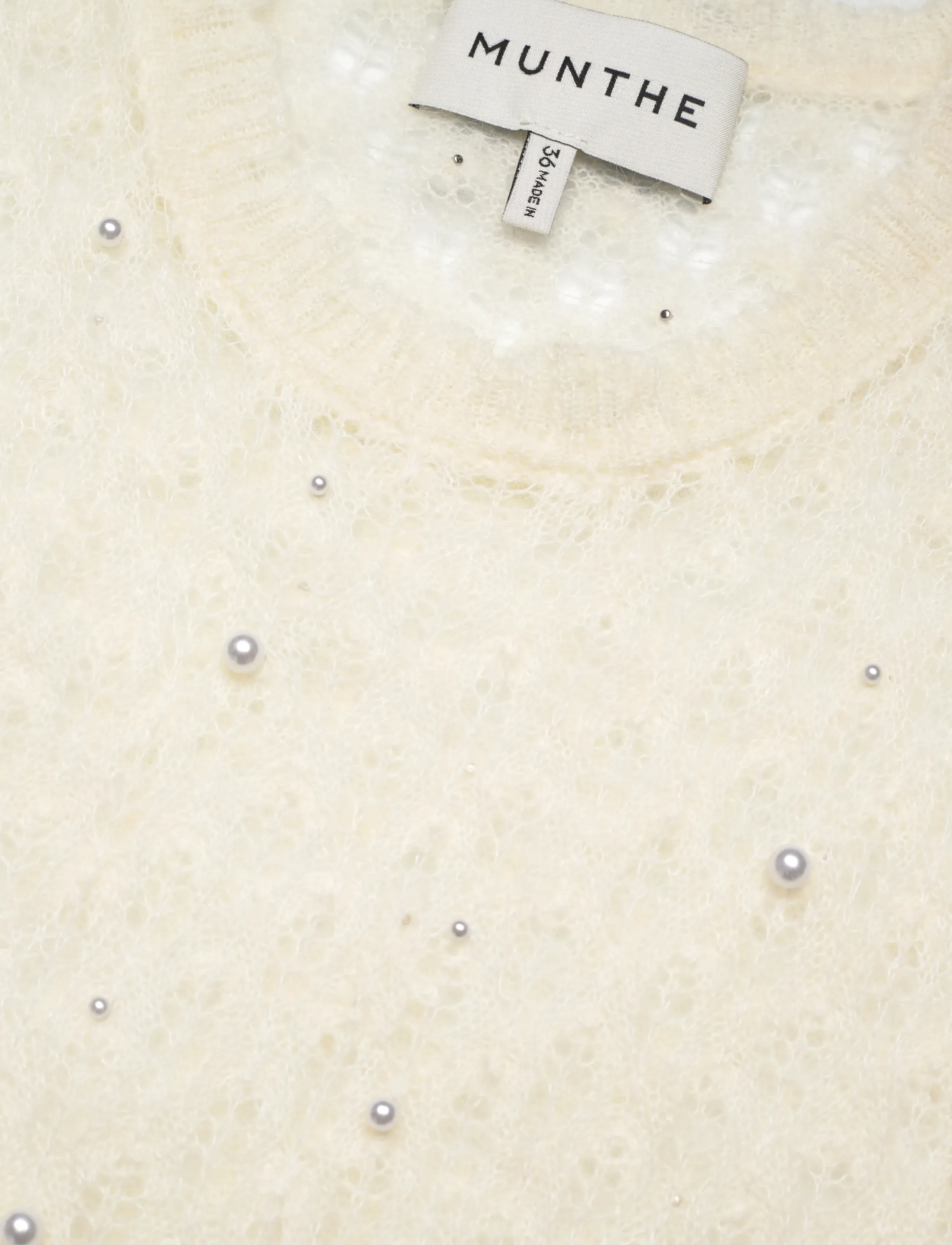 Munthe - POPTA - gebreide truien - ivory - 2