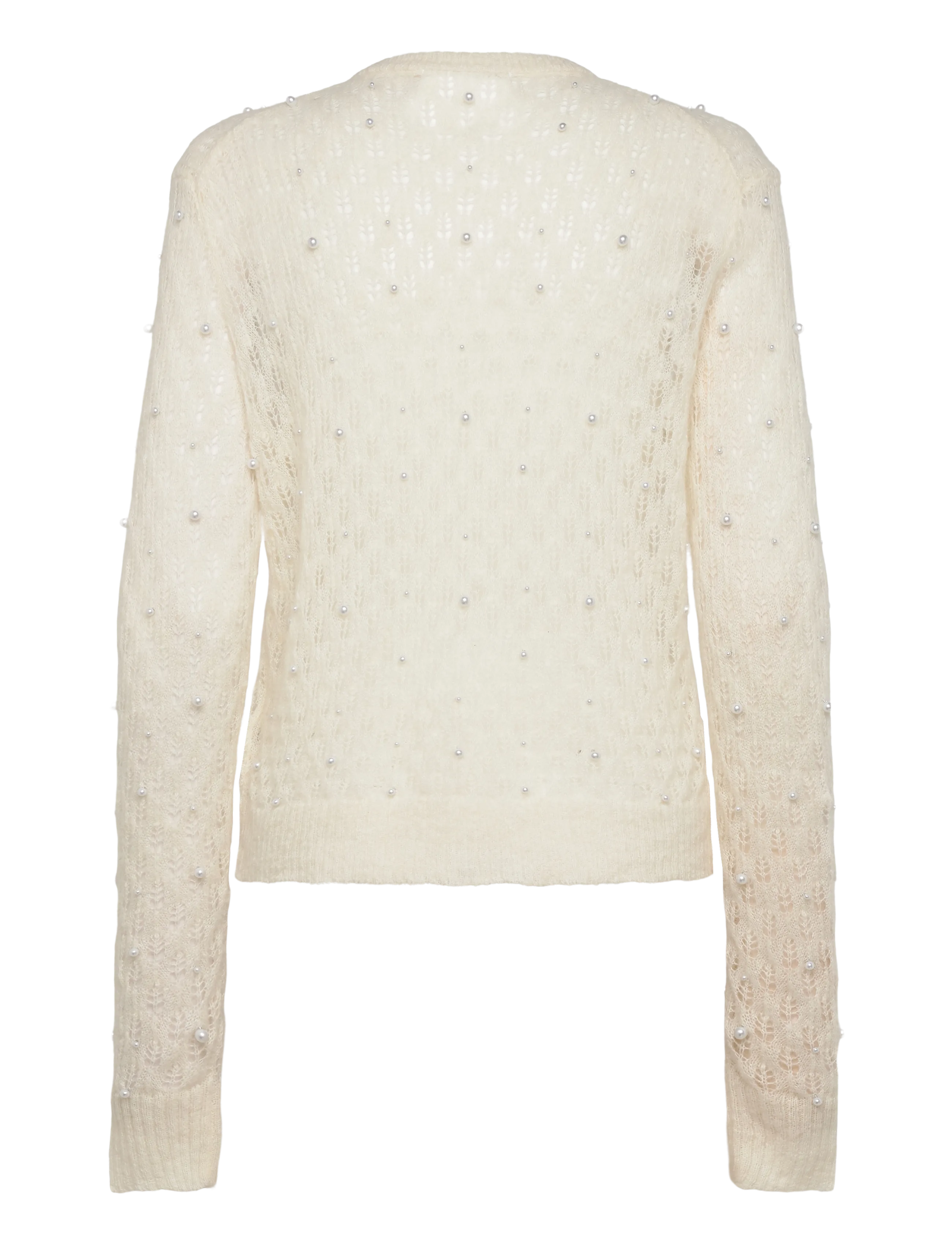 Munthe - PERL - gebreide vesten - ivory - 2