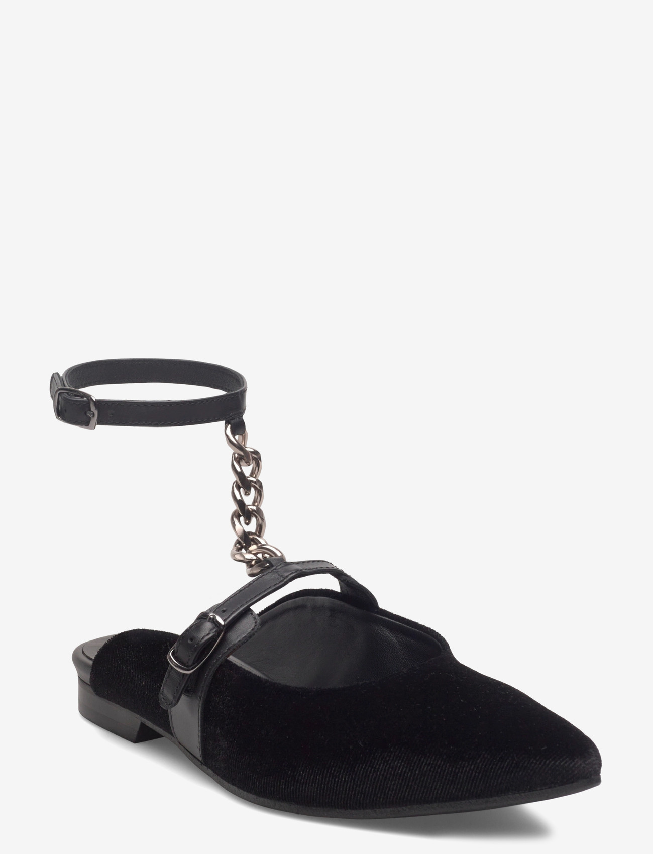 Munthe - PERMA - platta mules - black - 0
