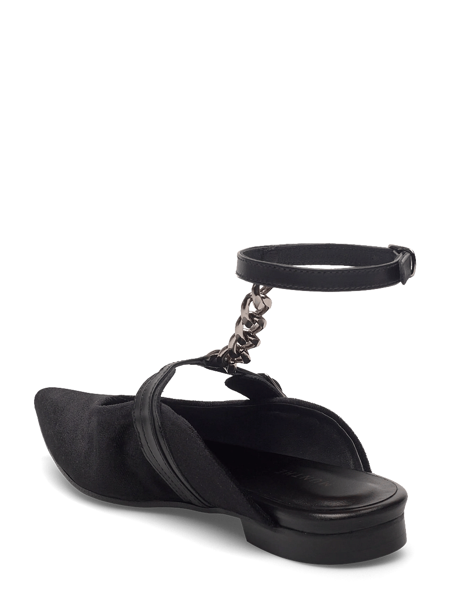 Munthe - PERMA - flade mules - black - 2