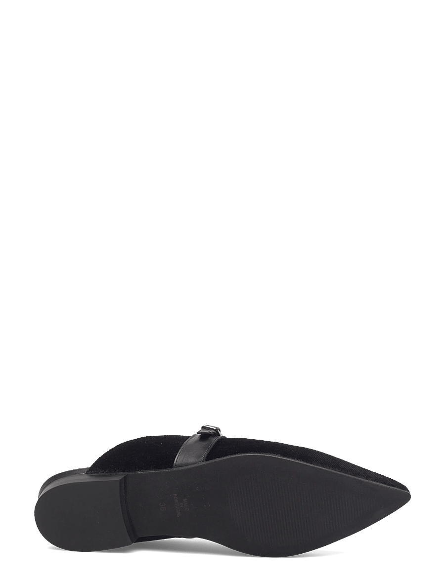 Munthe - PERMA - flade mules - black - 4