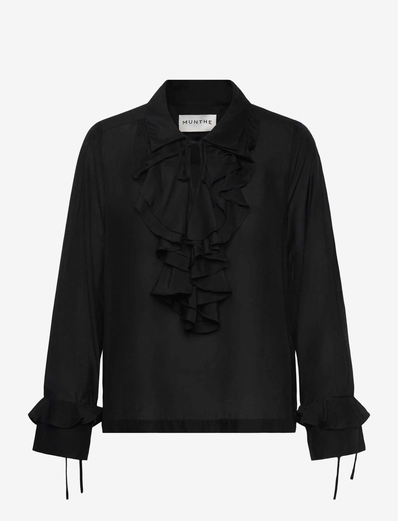 Munthe - LESIENNA - langärmlige blusen - black - 0