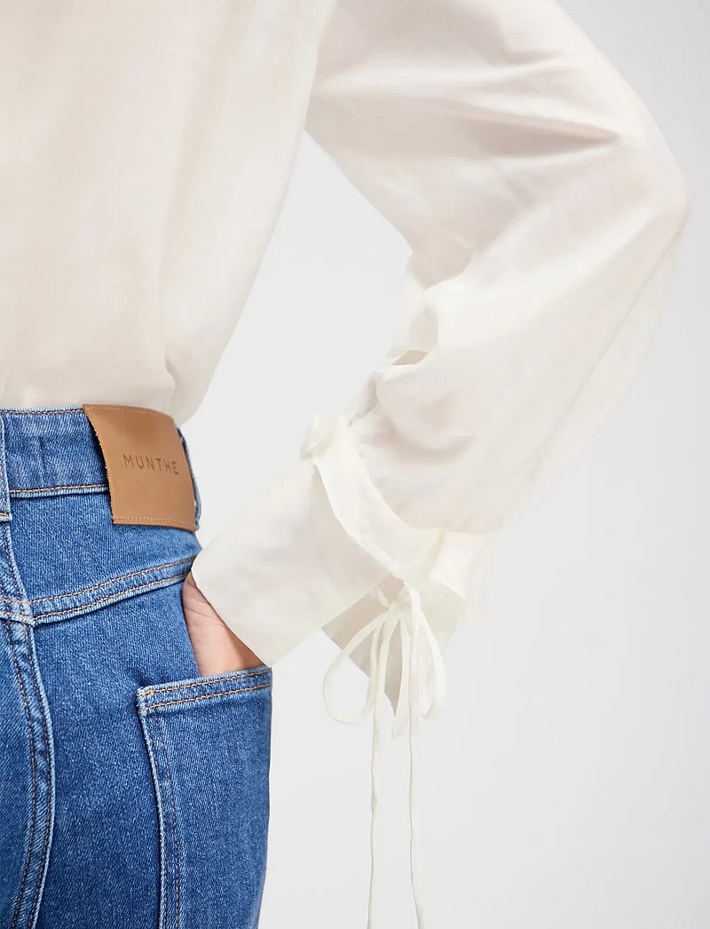 Munthe - LESIENNA - pikkade varrukatega pluusid - ivory - 5