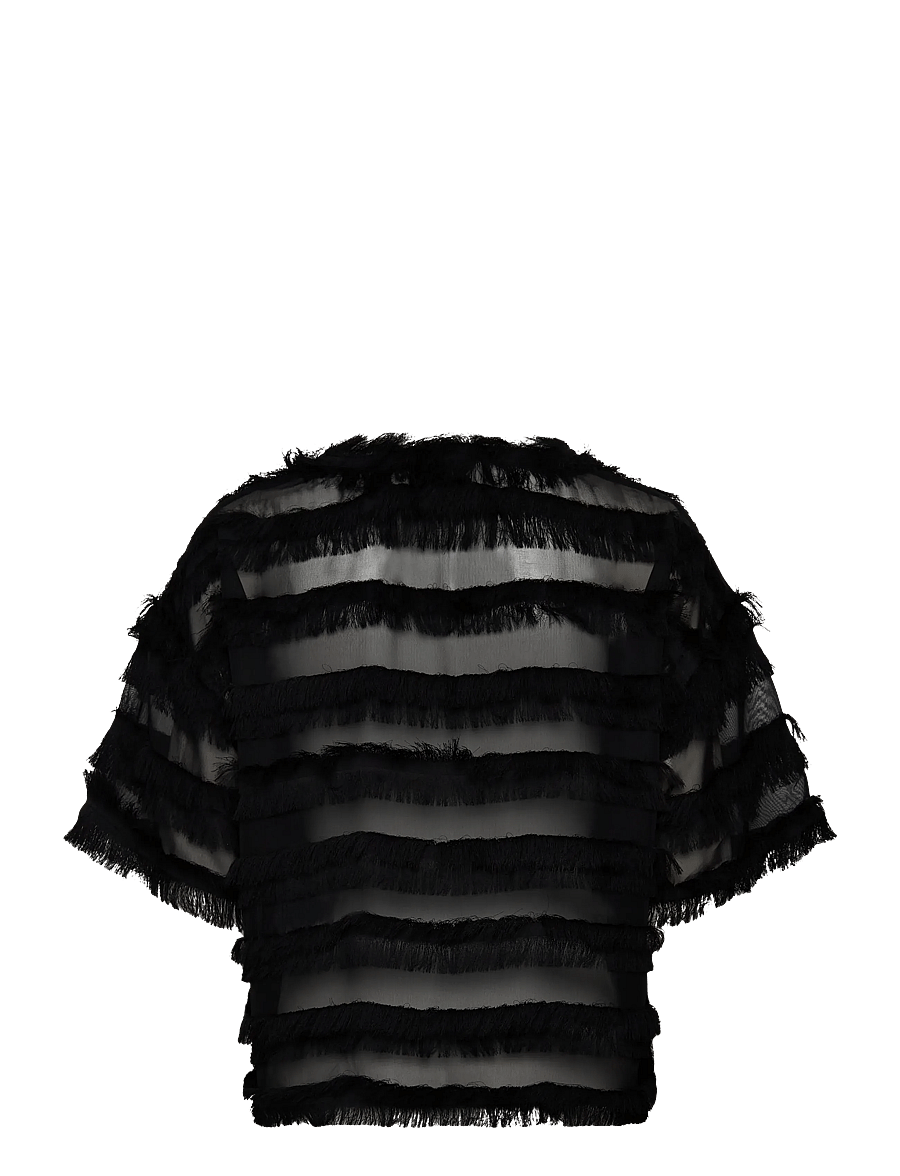 Munthe - LIPONA - blusen mit dreiviertelärmel - black - 2