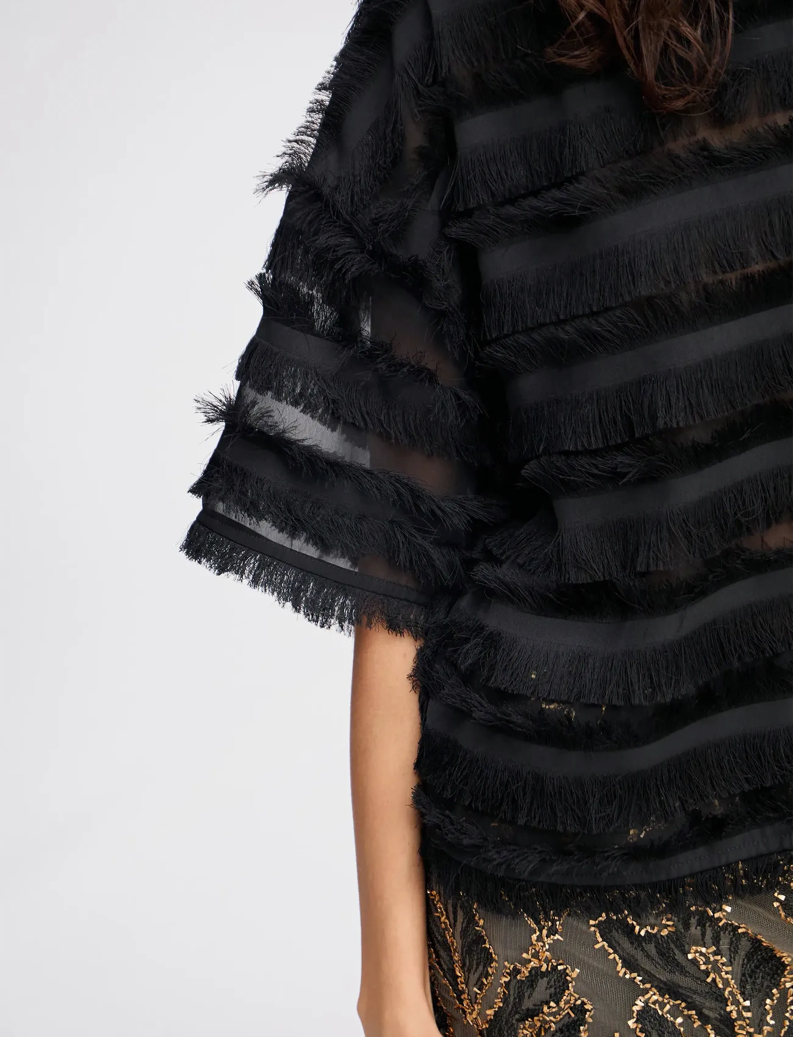 Munthe - LIPONA - kortærmede bluser - black - 5
