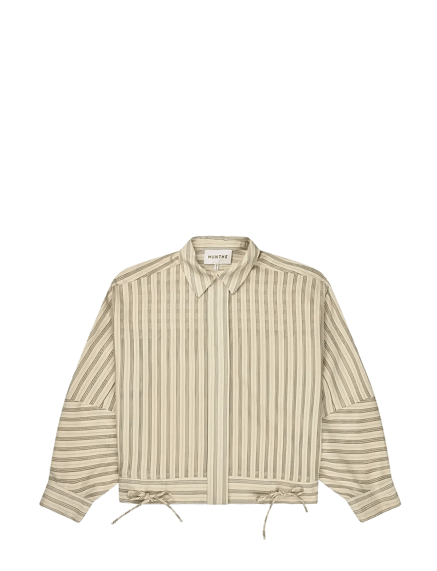 Munthe - LOASTA - langærmede skjorter - creme - 1