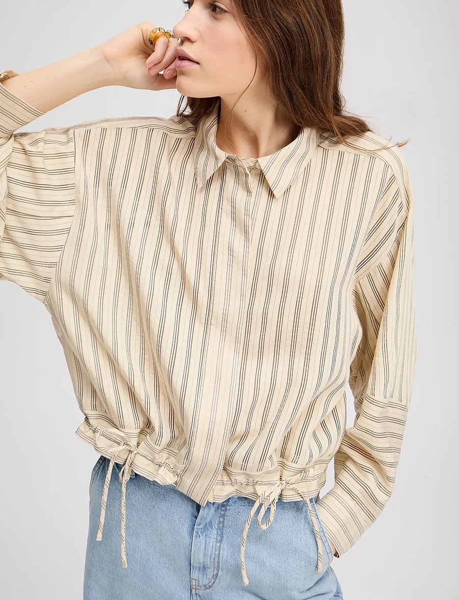 Munthe - LOASTA - langærmede skjorter - creme - 3