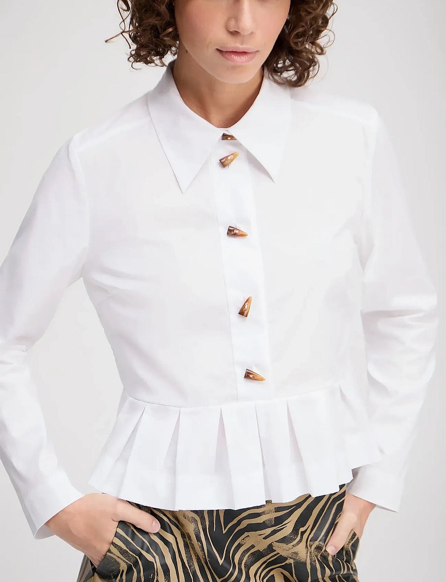 Munthe - LUSTONA - jeanshemden - white - 4