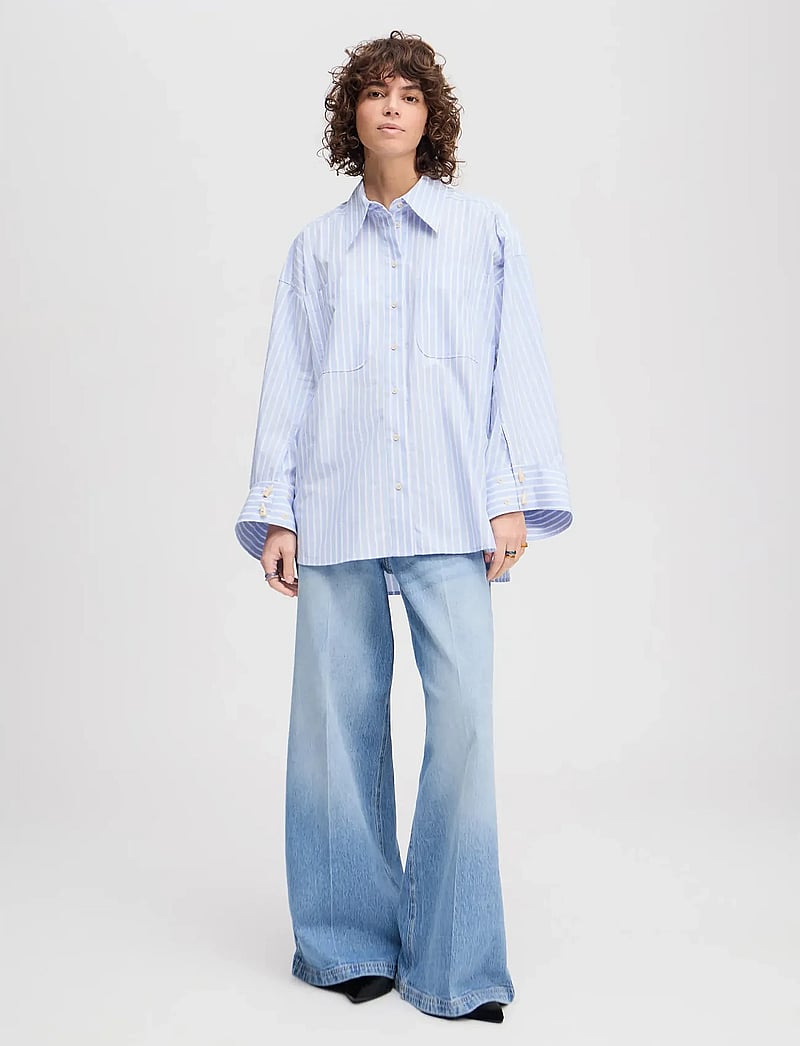 Munthe - LYNNE - pikkade varrukatega särgid - light blue - 0