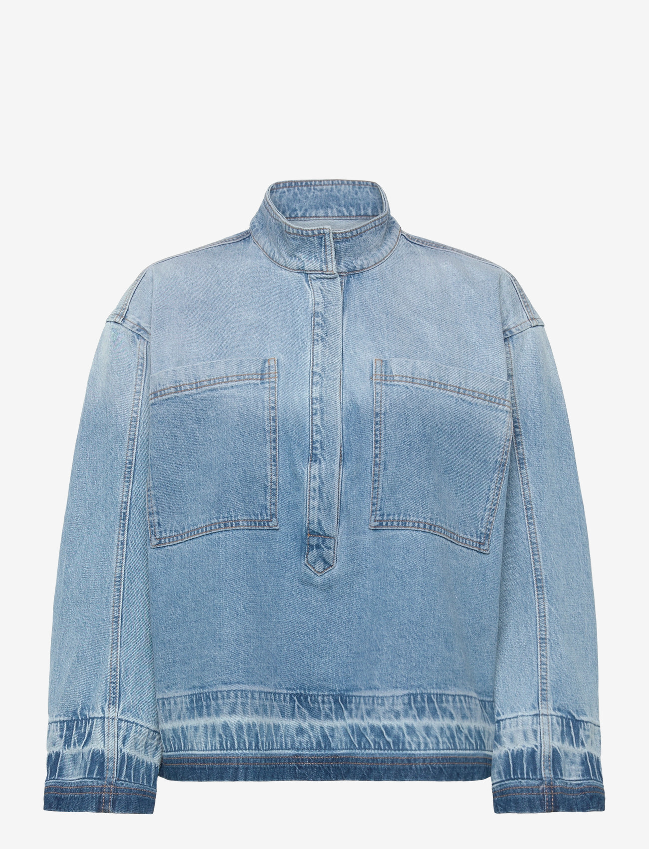 Munthe - LUXA - denimskjorter - light blue - 0