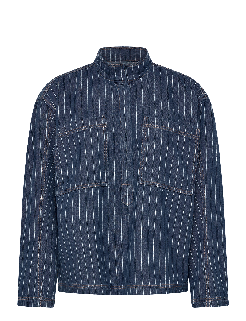 Munthe - LUXA - jeansskjortor - indigo - 0