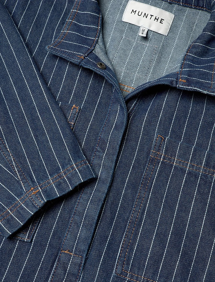 Munthe - LUXA - jeanshemden - indigo - 2