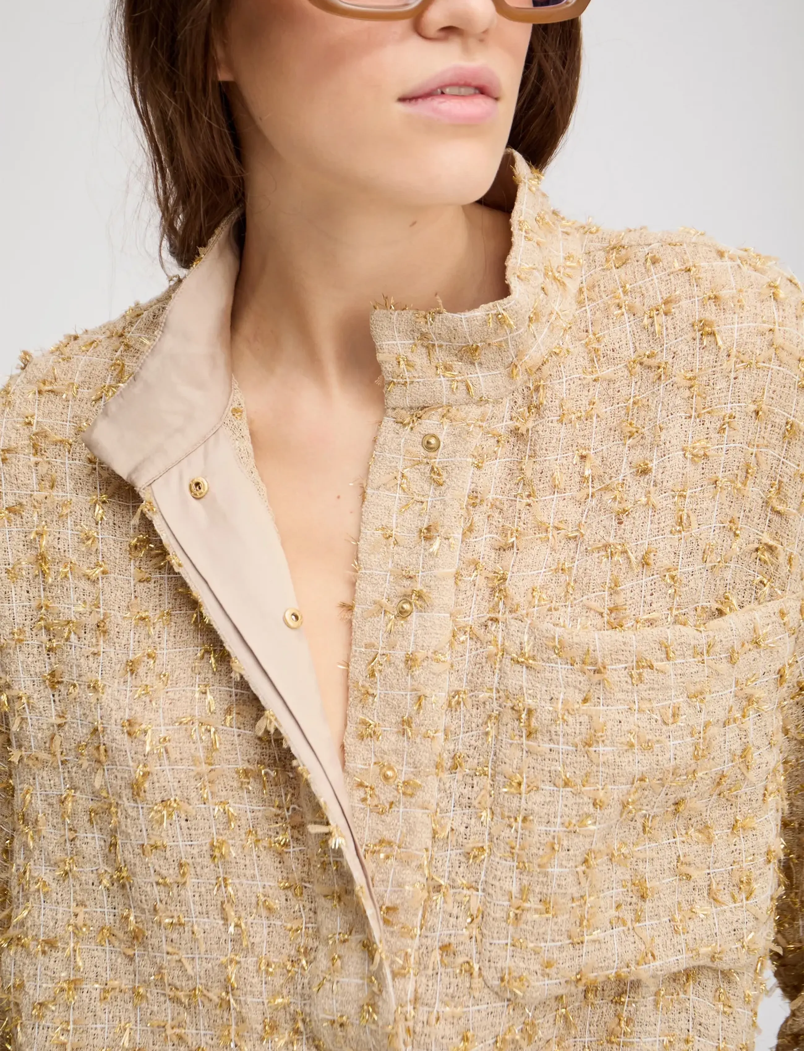 Munthe - LUCAPA - långärmade blusar - gold - 3