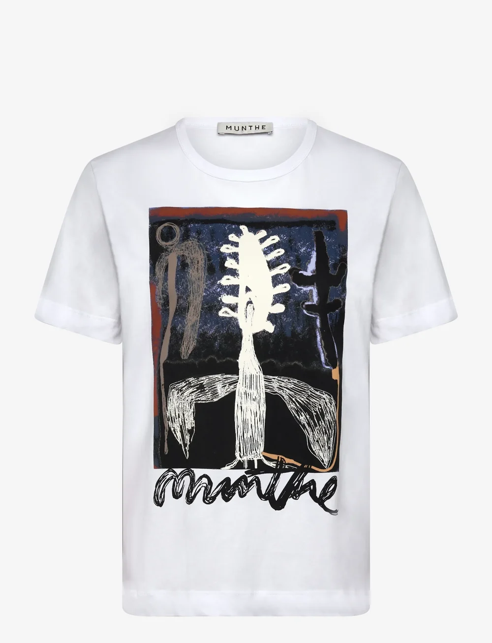 Munthe - LACK - t-skjorter - white - 1