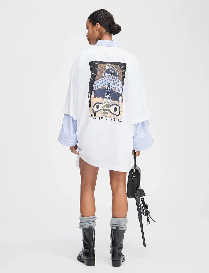 Munthe - LANSTER - t-shirts - white - 0