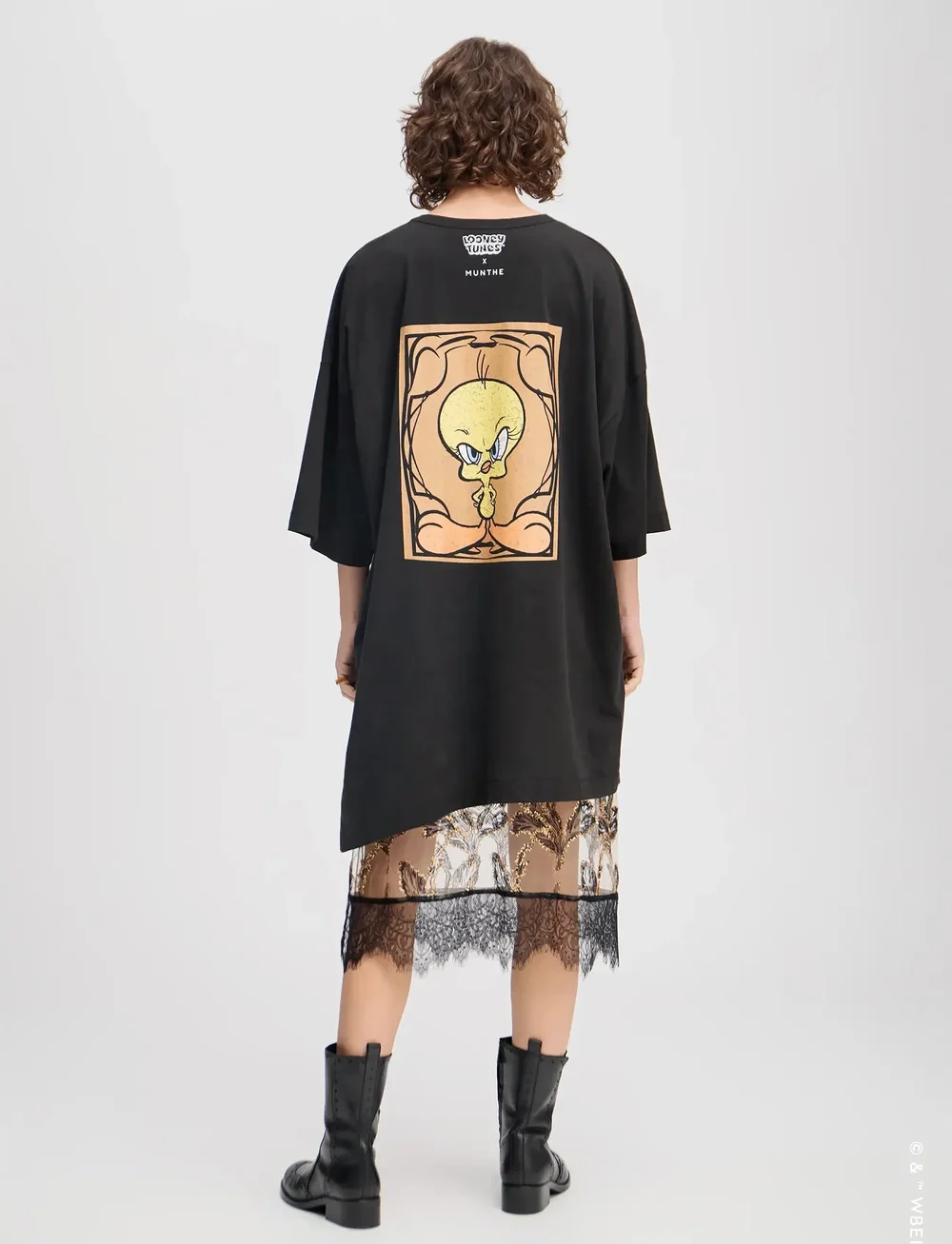 Munthe - LYSIS - t-shirts - black - 0