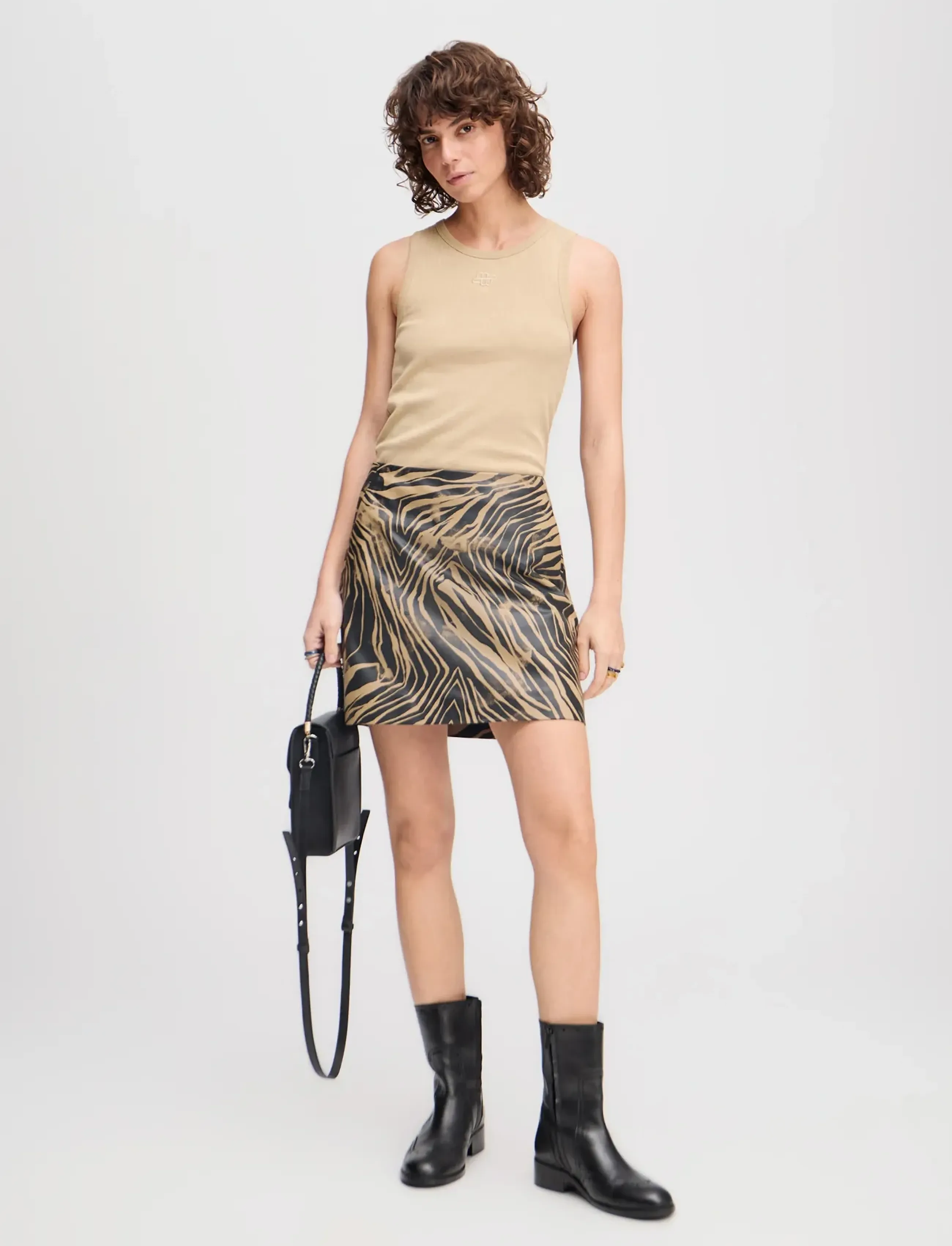 Munthe TEZZA - T-Shirts & Tops - GOLD / beige