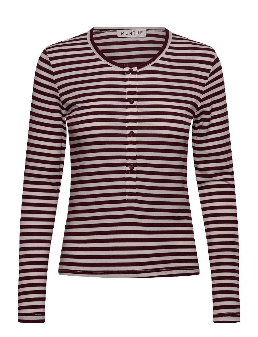 Munthe - LEVOMA - langärmlige tops - bordeaux - 1