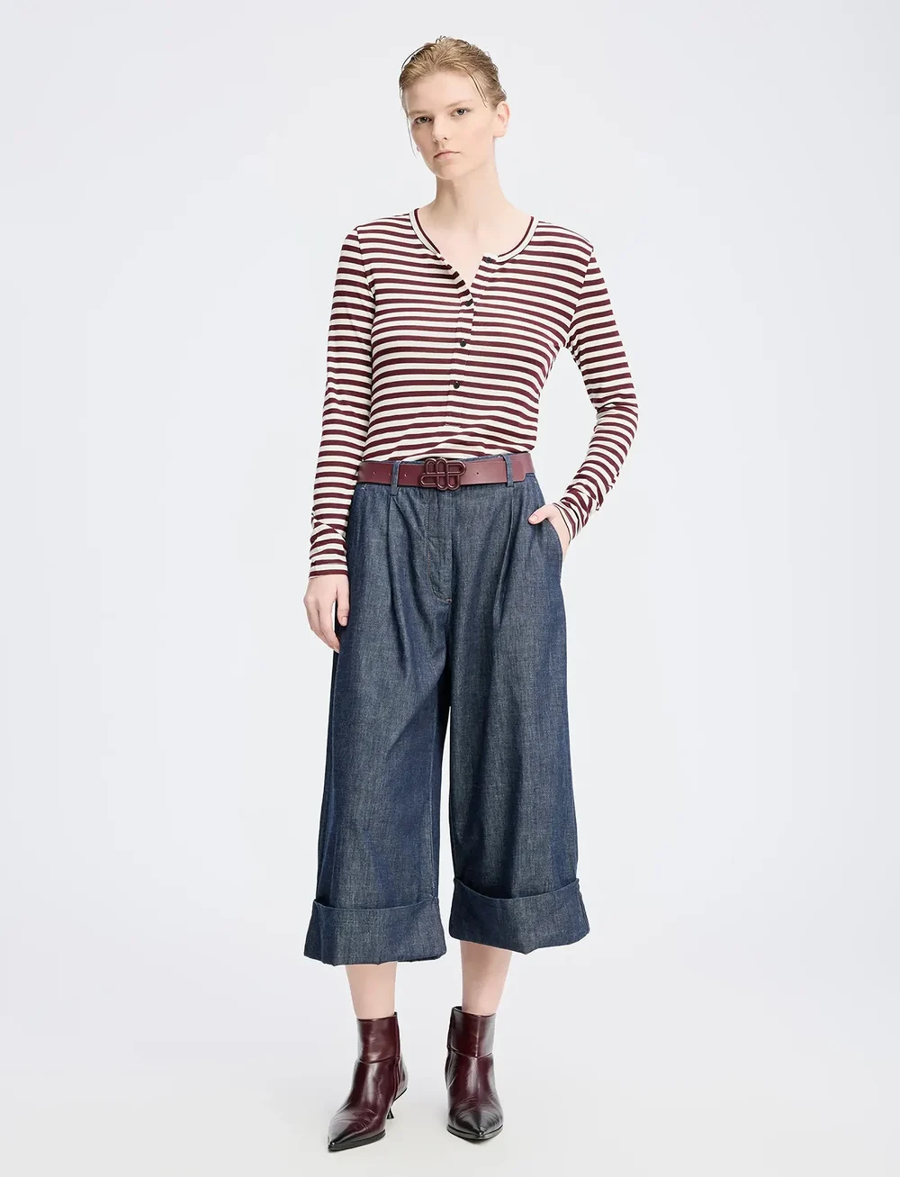 Munthe - LEVOMA - långärmade toppar - bordeaux - 0