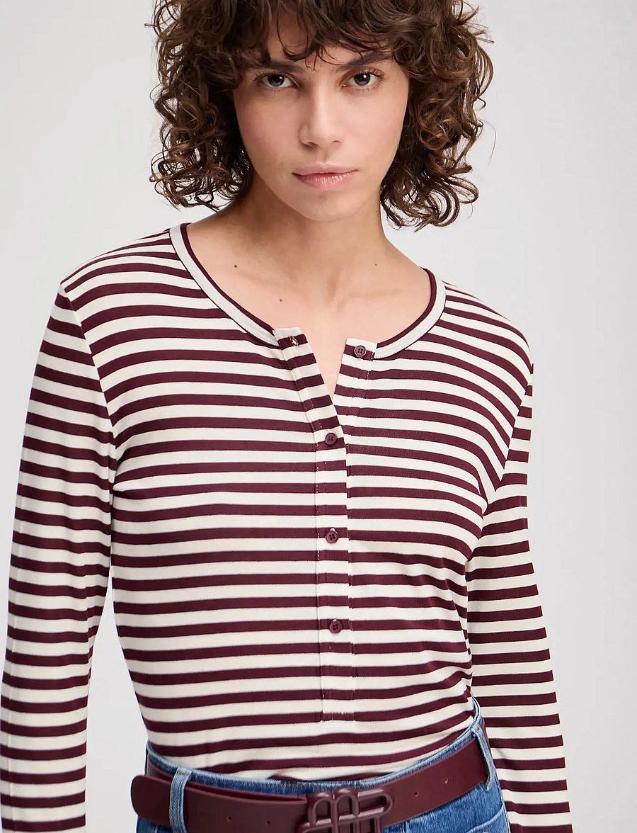 Munthe - LEVOMA - langärmlige tops - bordeaux - 4