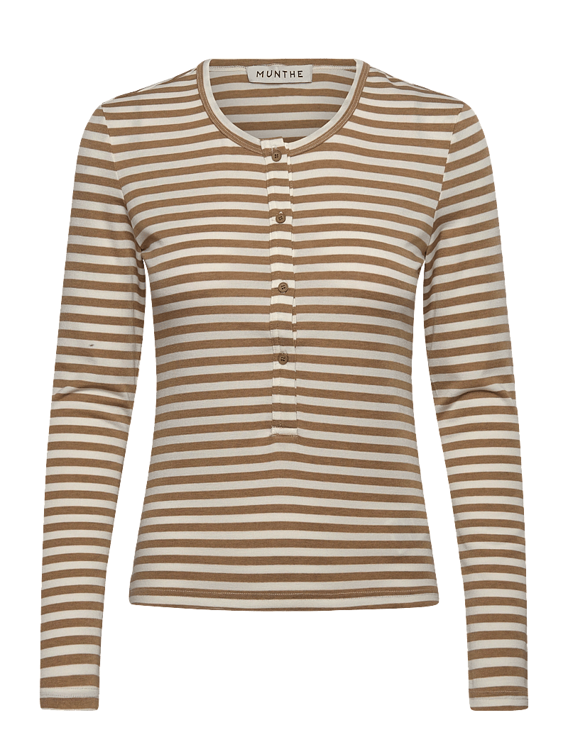 Munthe - LEVOMA - långärmade toppar - camel - 1