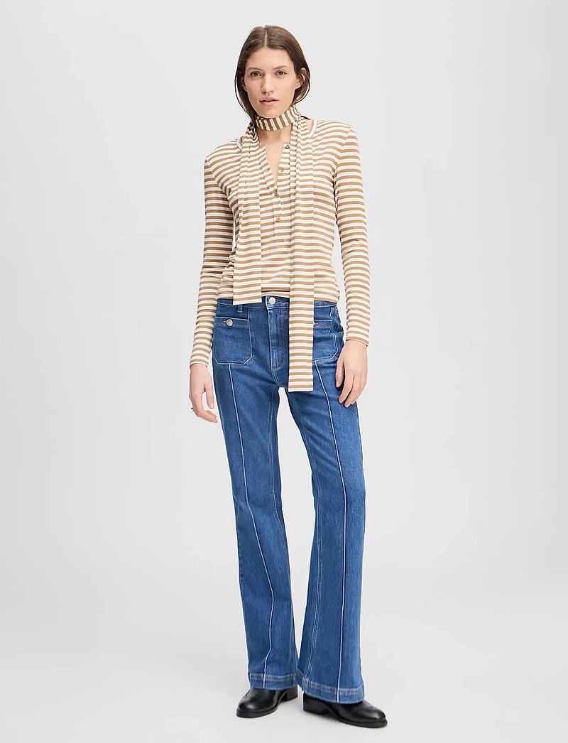 Munthe - LEVOMA - långärmade toppar - camel - 0