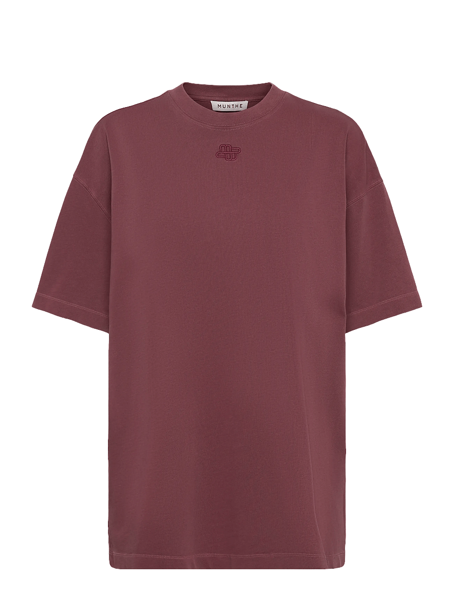 Munthe - LIPPINI - t-shirts & tops - bordeaux - 1
