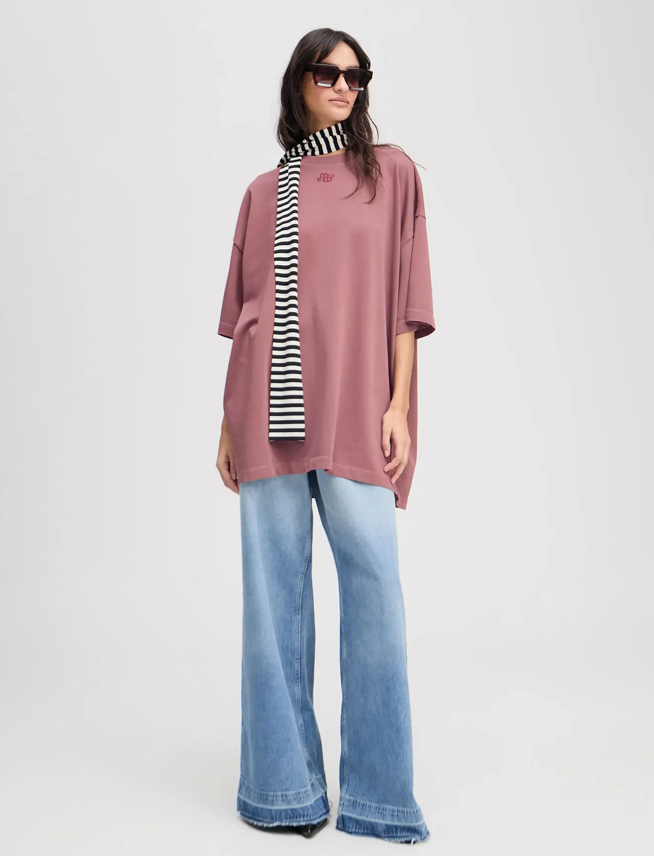 Munthe Lippini, M, T-shirts & Oberteile, Rosa - Short-sleeved, Frauen