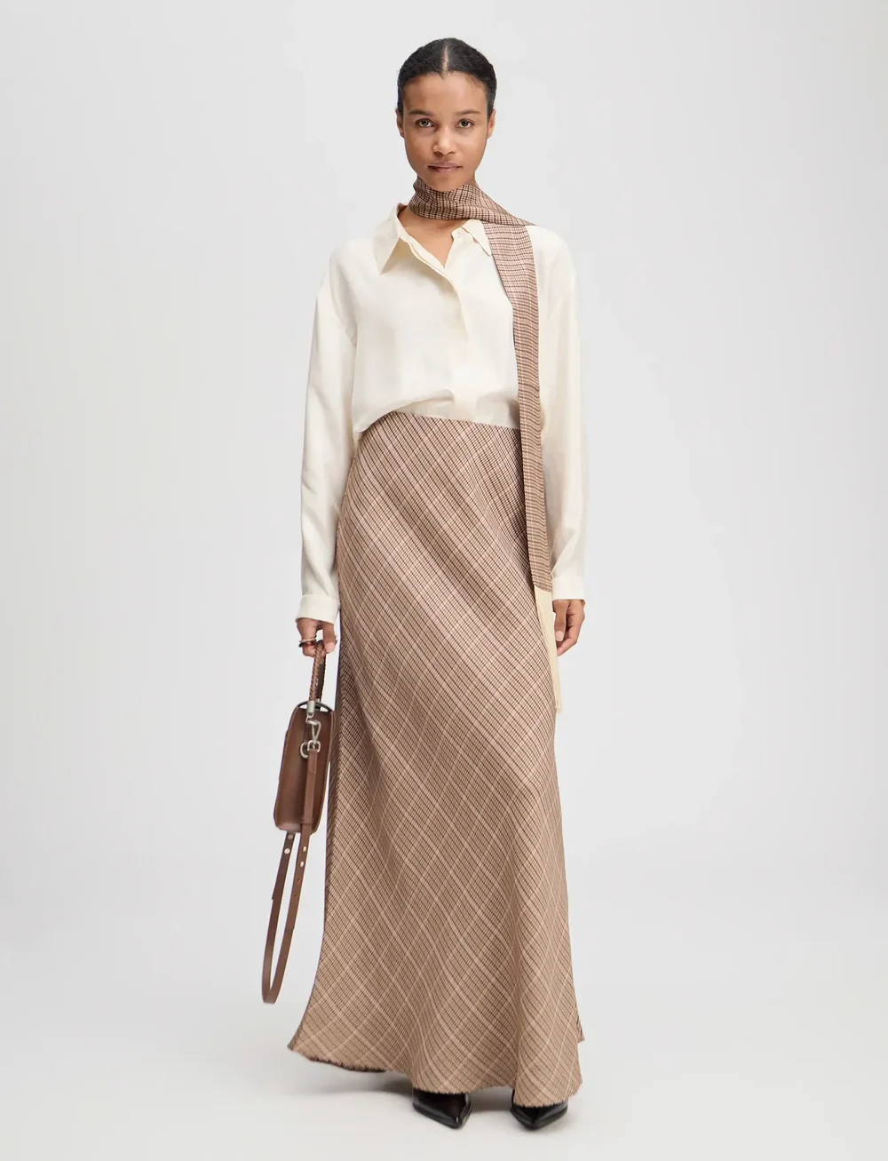 Munthe - BARDOT - maxi röcke - mocca - 0