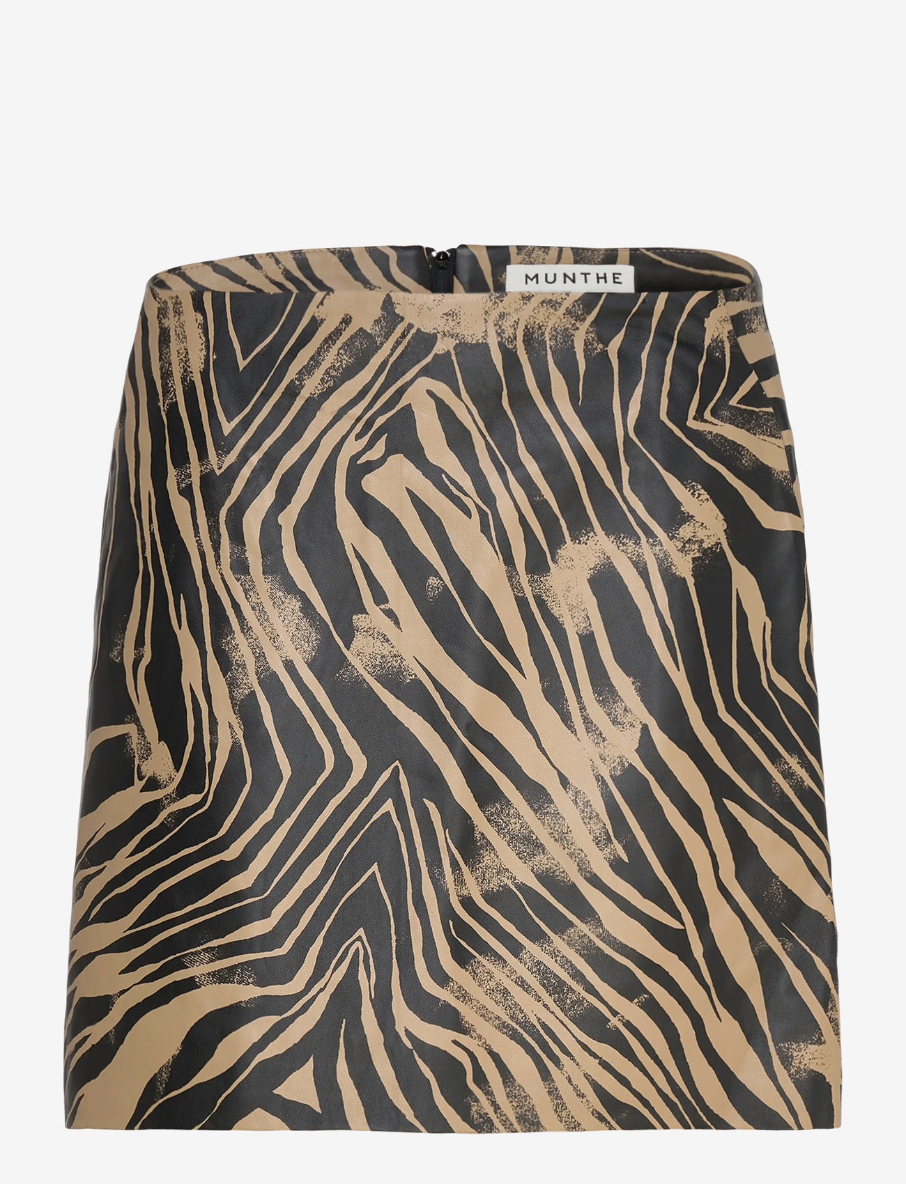 Munthe - LOFIE - leather skirts - camel - 0