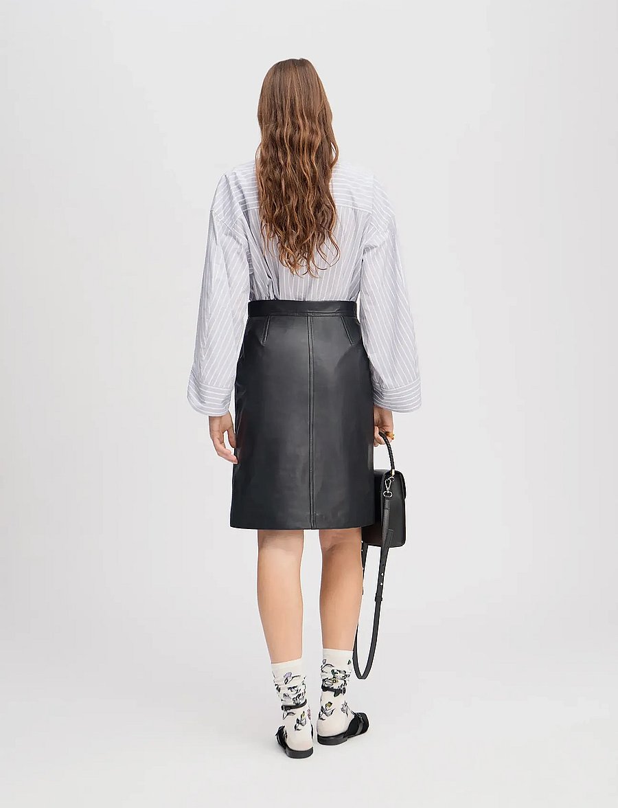 Munthe - LOCUS - midi-röcke - black - 3