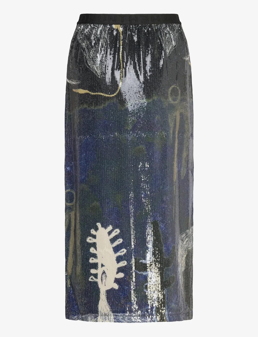 Munthe - LEBANE - paillet nederdele - navy - 2