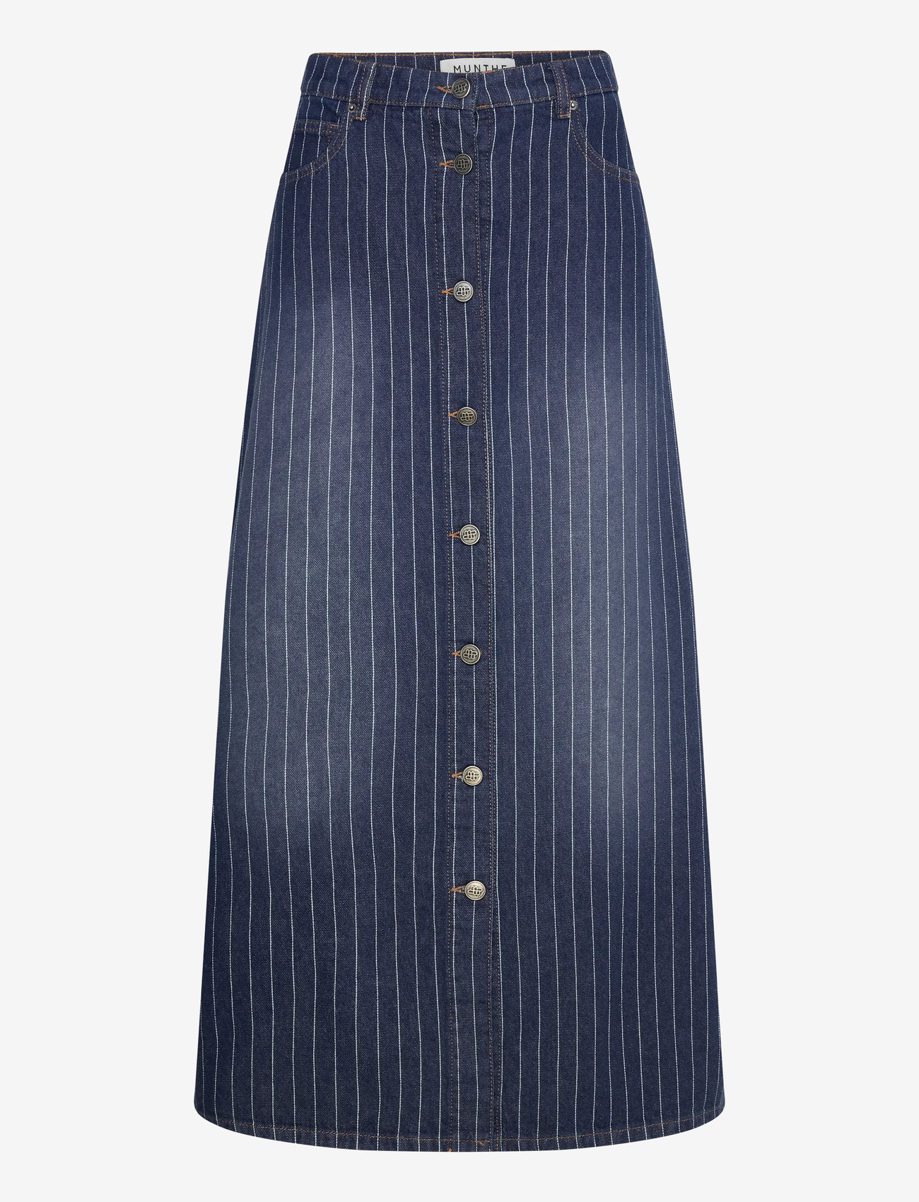 Munthe - LIVONO - denimnederdele - indigo - 0