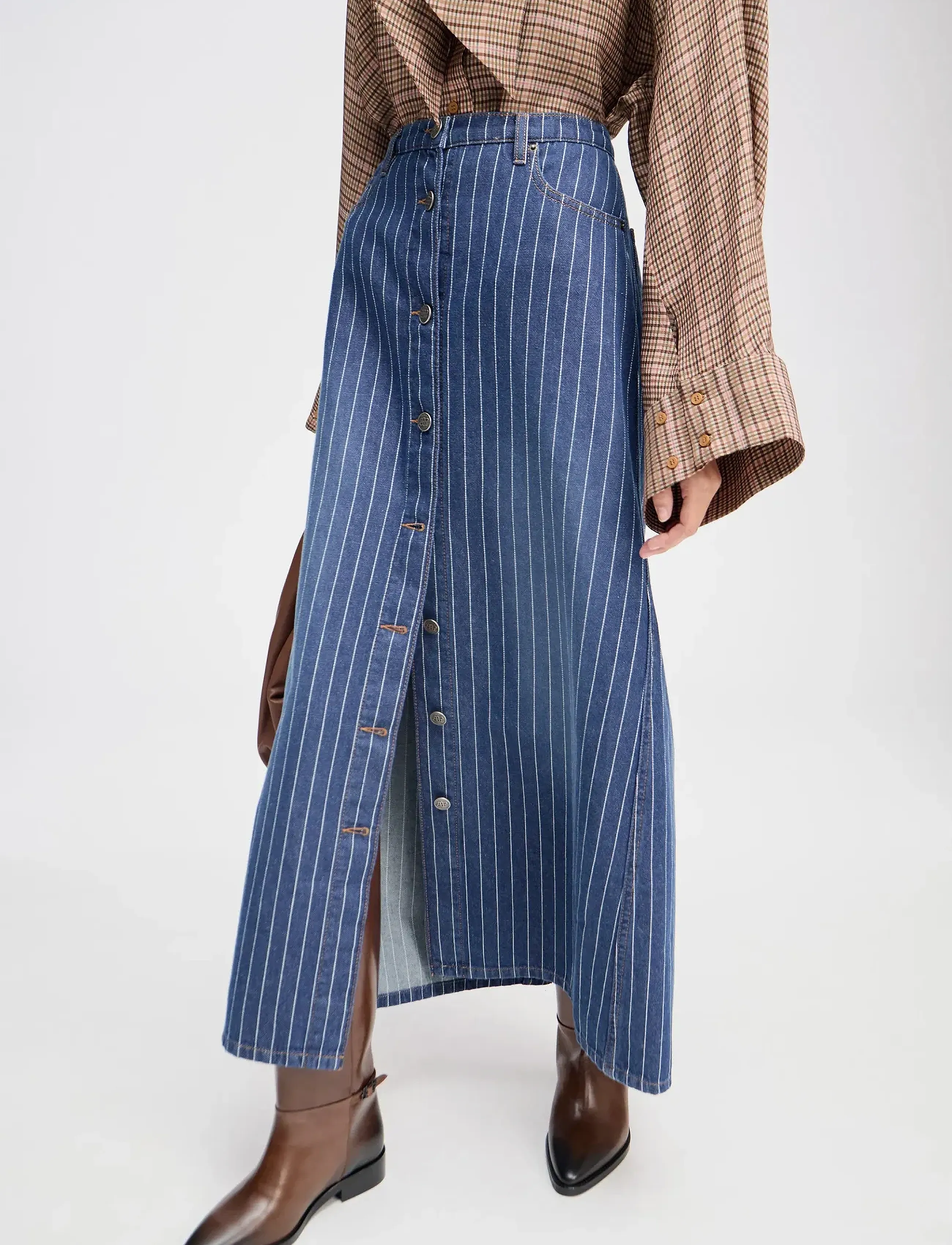 Munthe - LIVONO - jeansröcke - indigo - 3