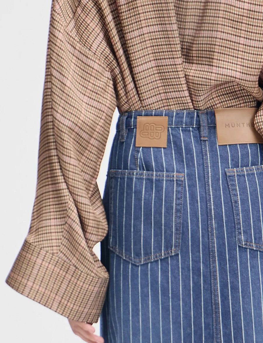 Munthe - LIVONO - jeanskjolar - indigo - 4